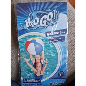 Bestway H2O-GO 20 inch 51 cm Inflatable Beach Ball Multi-Color Panels